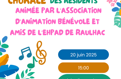 Représentation chorale des résidents 