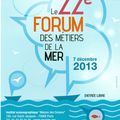 Participez au 22 ème forum des métiers de la mer !