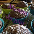 Muffins ou madeleines au chocolat et à la crème de whisky