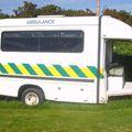 Ambulance de l'île de Sarq (île anglo normande)