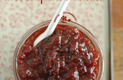 Chutney avec confiture d'airelles