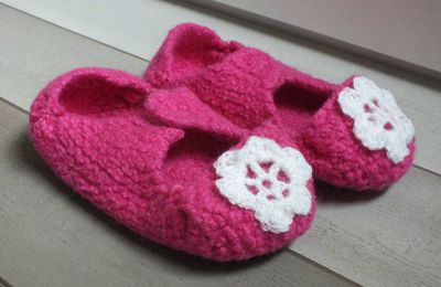 Des chaussons roses