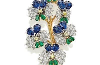 A multi-gem flower brooch, by Jean Schlumberger, Tiffany & Co