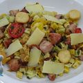 Salade de crozets et diots