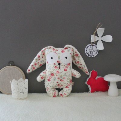 doudou lapin ambiance vintage et romantique