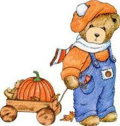 Happy Halloween Grille Teddy ♥ Pumpkin'♥ chez