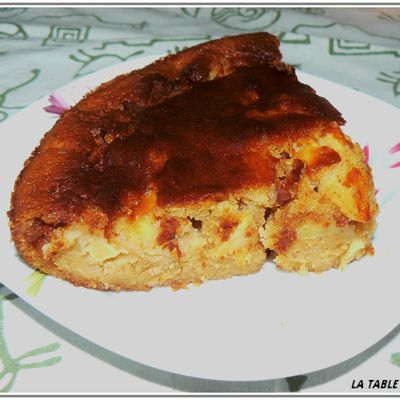 GATEAU AUX POMMES ET CREME DE SALIDOU