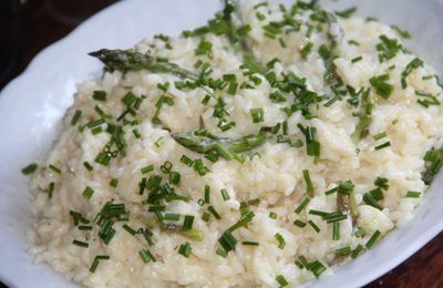 RISOTTO DE PRINTEMPS AUX ASPERGES VERTES