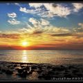 Soleil couchant autour du Bassin d'Arcachon