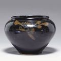 A russet-painted black-glazed jar, Jin dynasty (1115-1234)