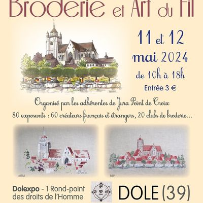 Nos Vœux et notre Festival de Broderie : 11 et 12 Mai 2024
