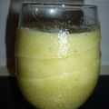 Smoothie pomme rhubarbe banane