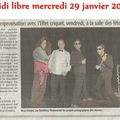 LE CATCH-IMPRO ANNONCE SUR MIDI LIBRE