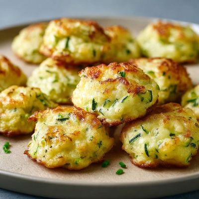 Nuages Courgettes Fromage : Bouchées Légères, Moelleuses et Dorées au Four ☁️