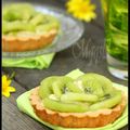 Tartelettes vanillées au kiwi.