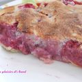 Tarte macaronnée aux framboises