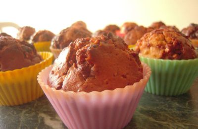 Muffins aux Ferrero Rocher