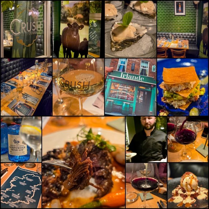 Bord Bia X Crush restaurant - Bruxelles 
