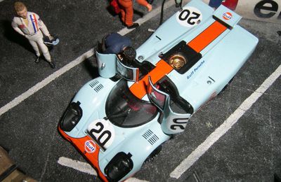 diorama Porsche 917k JWA Michael Delaney