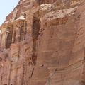 Jordanie - la cité antique de Petra vue du ciel
