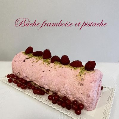 Bûche à la framboise {ou comment démarrer une nouvelle année en légèreté}