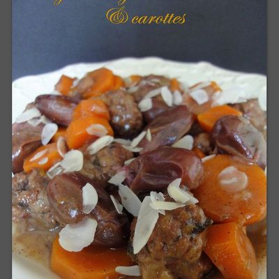 Tajine de keftas d'agneau aux dattes & carottes