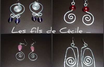 Quelques boucles d'oreilles.