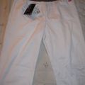 Pantalon sport DIM blanc, taille 38