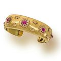A ruby and eighteen karat gold bracelet, Buccellati