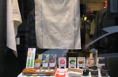 La collection de torchon "à Table!" en vitrine chez Afwosh !