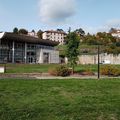 autour de la médiathèque, un après-midi d'automne
