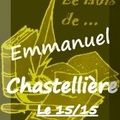 Le 15/15 d'Emmanuel Chastellière (version bis du mois2) chez Bookenstock 