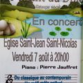 Concert "Le chant du Drac" vendredi 7 Août 2020 à 20 h (Eglise de St Jean)