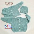 TUTO tricot bb FACILE et PREMA BOUTIQUE bebe modele layette bébé et patron a tricoter Explications brassière, bonnet, chaussons et Reborn