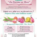Cuisinez en rose contre le cancer du Sein !