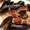 Spaghetti aux moules et au chorizo