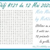 Défi #121 du 12 mai 2025 - Le creablablablog