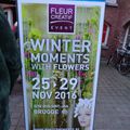 Exposition à Bruges: art floral.