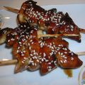 Brochettes teriyaki