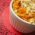 Sweet potato casserole – Petits soufflés à la patate douce