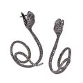 Snake Wrap Earrings by Wendy Yue