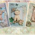 Cartes shabby Cats and dogs