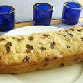 Gâteau aux bananes, aux poires et aux pépites de chocolat