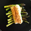 Saumon et asperges au sirop d'érable et sésame