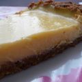 Tarte au citron au lait concentré sucré et aux biscuits