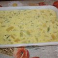 Gratin de courgettes à la viande hachée.