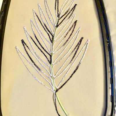 Coussin en  Yarn Couching  : Numériser & broder partie 1