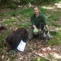 LEXY qui est en Savoie dans les bauges a réussi l'épreuve de recherche au sang