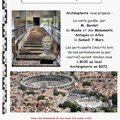 Sortie au Musée d'Arles et autour des monuments Antiques, Samedi 7 Mars