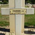 CHAUMARD Henri (Bouesse) + 21/10/1918 Villers-Cotterêts (02)